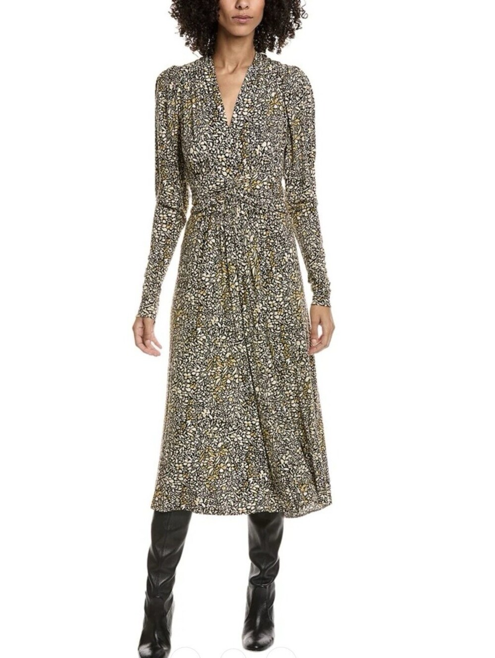 bash dress Robe Seven Beige Size Small